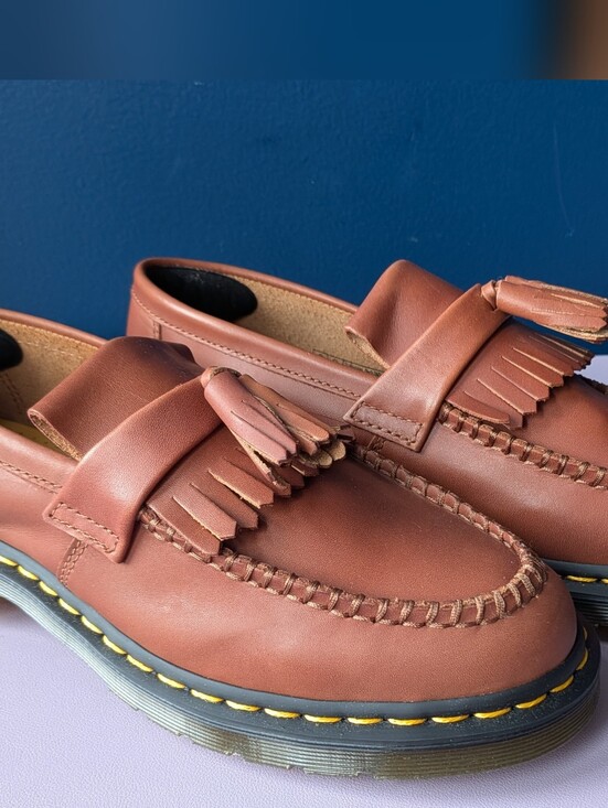 Dr. Martens Men’s Tan Leather Penny Loafers